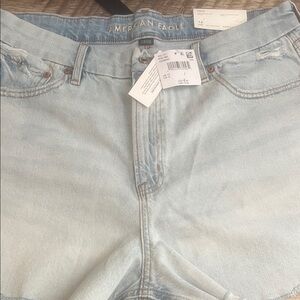 American Eagle Outfitters Light Blue Jean Shorts